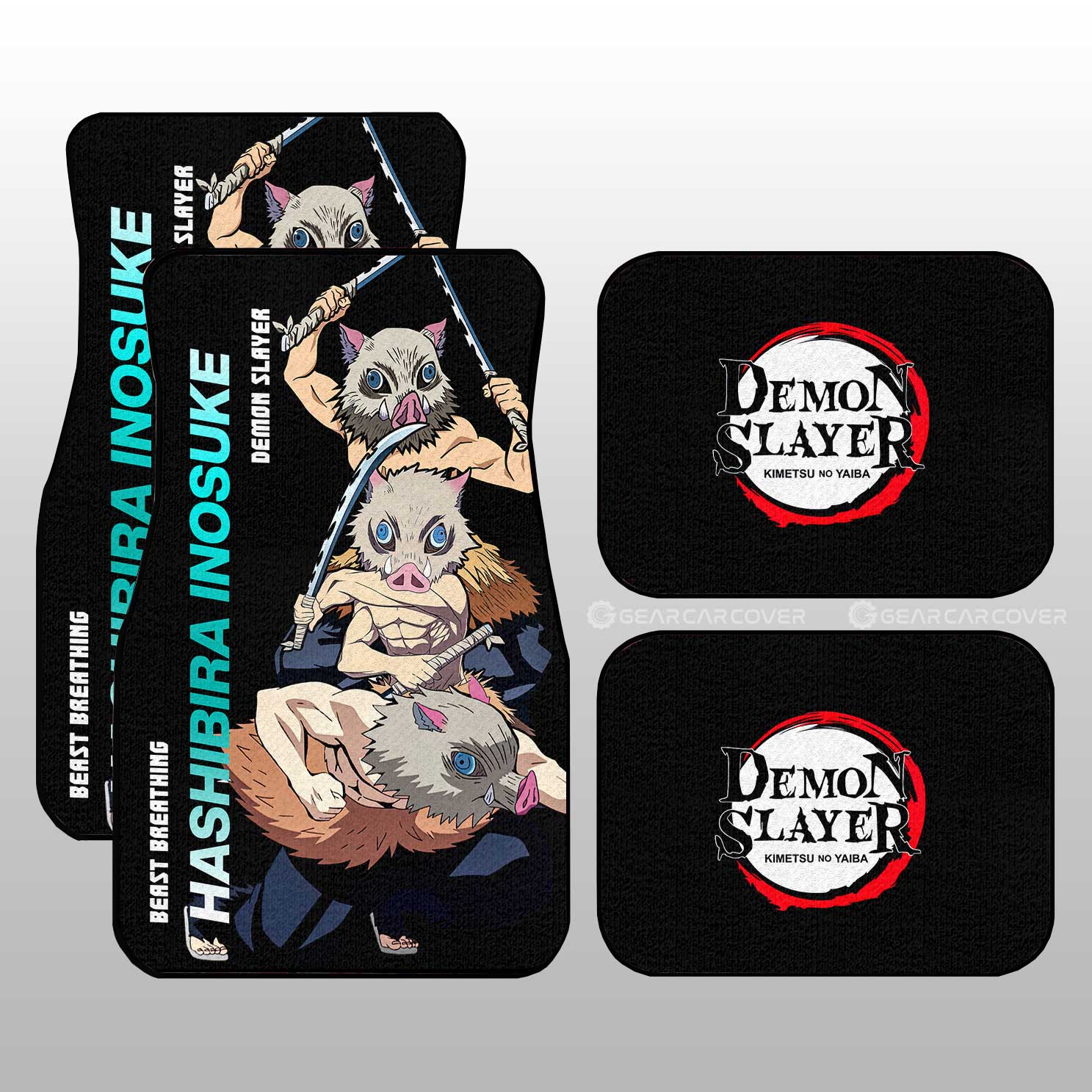 Hashibira Inosuke Car Floor Mats Custom - Gearcarcover - 1