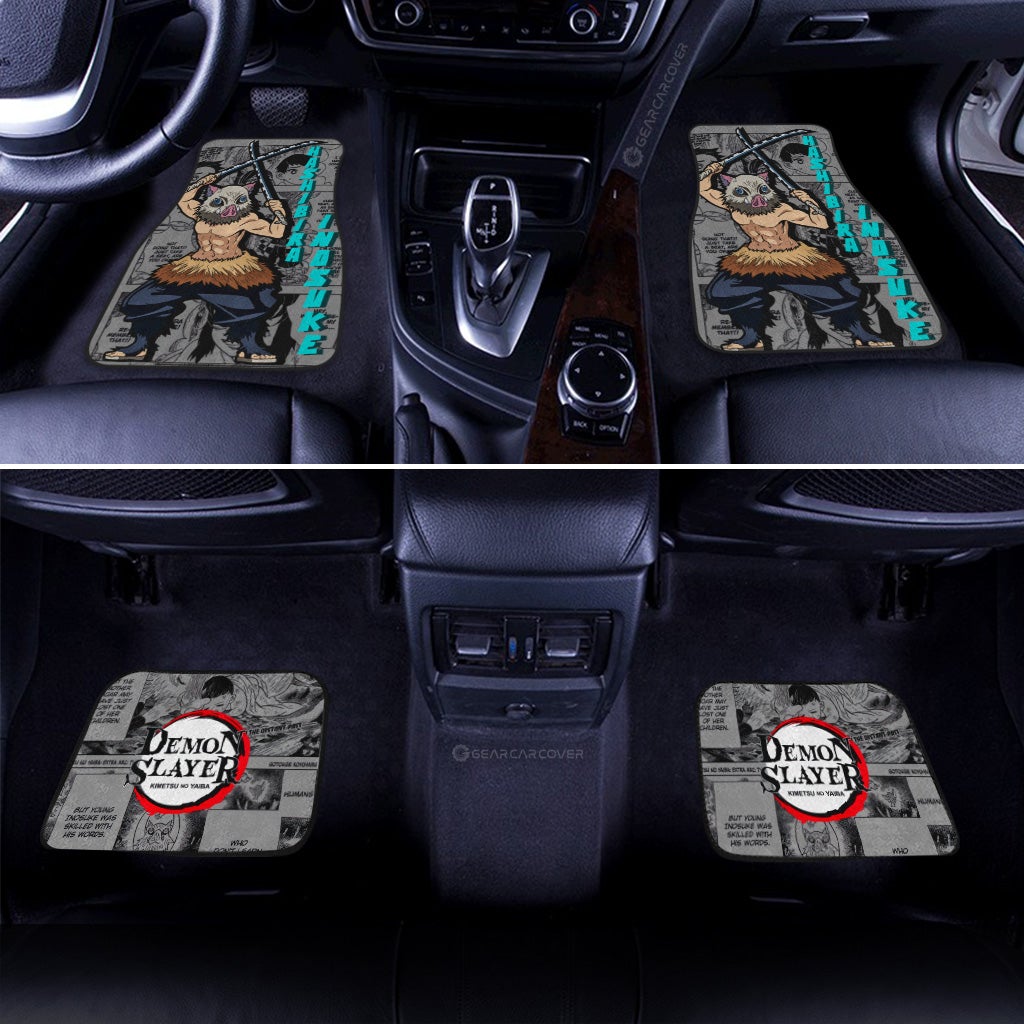 Hashibira Inosuke Car Floor Mats Custom Mix Mangas - Gearcarcover - 3