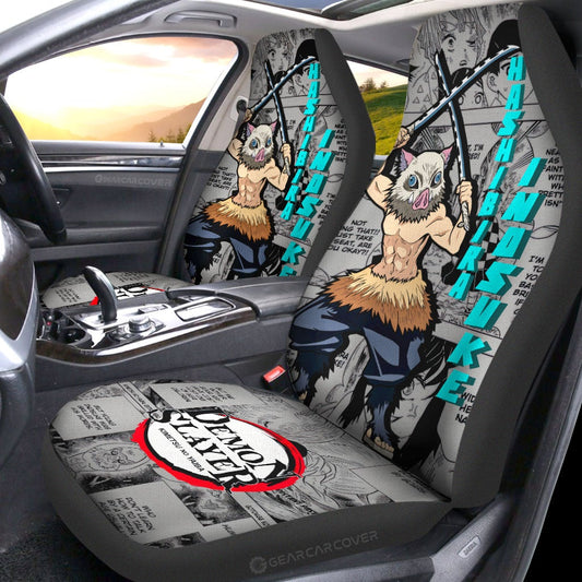 Hashibira Inosuke Car Seat Covers Custom Mix Mangas - Gearcarcover - 2