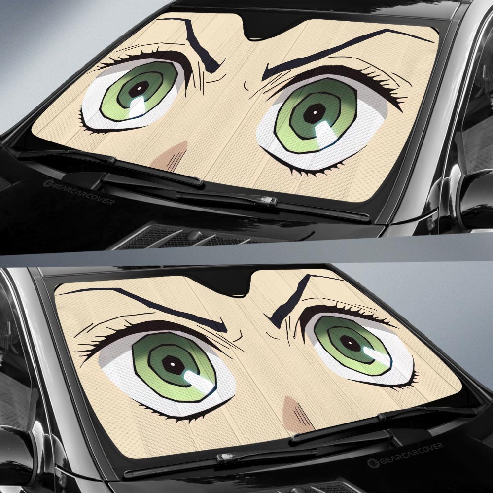Hashibira Inosuke Car Sunshade Custom Car Accessories For Fans - Gearcarcover - 3