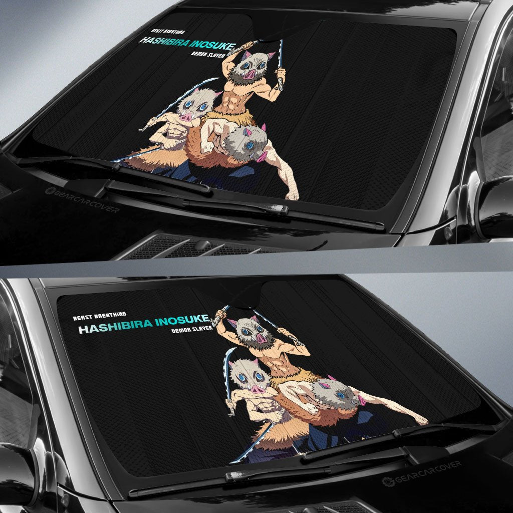 Hashibira Inosuke Car Sunshade Custom - Gearcarcover - 2