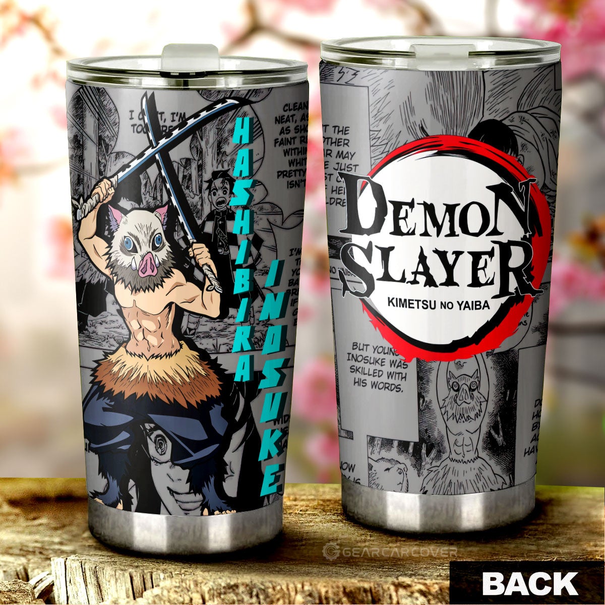 Hashibira Inosuke Tumbler Cup Custom Mix Mangas - Gearcarcover - 1