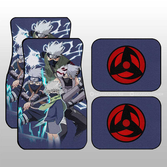 Hatake Kakashi Car Floor Mats Custom Anime Car Accessories For Fans - Gearcarcover - 1