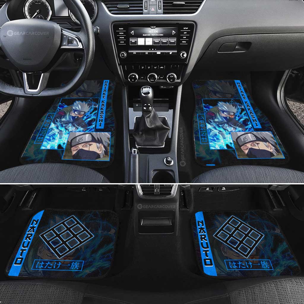 Hatake Kakashi Car Floor Mats Custom Anime Car Accessories - Gearcarcover - 1