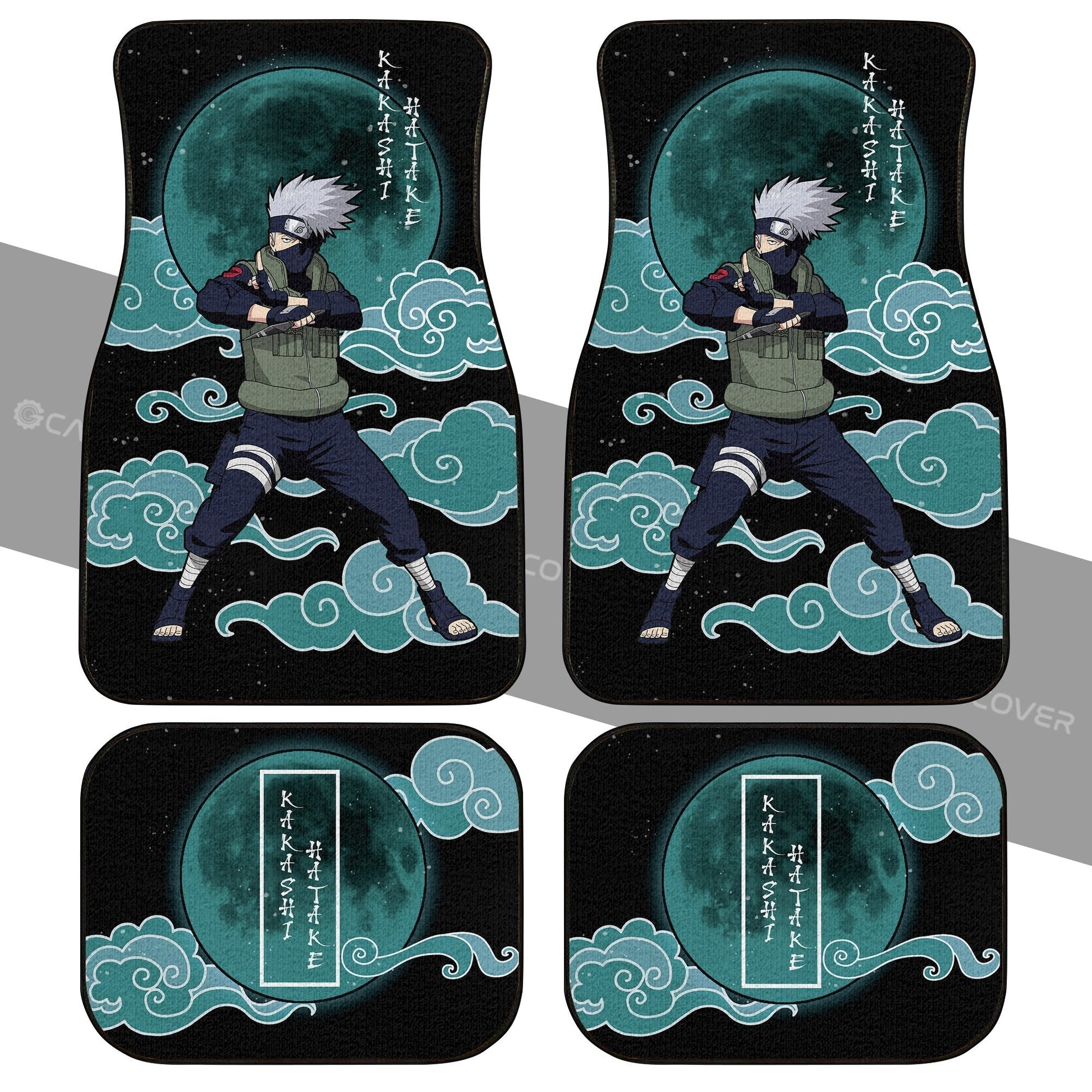 Hatake Kakashi Car Floor Mats Custom Anime Car Accessories - Gearcarcover - 2