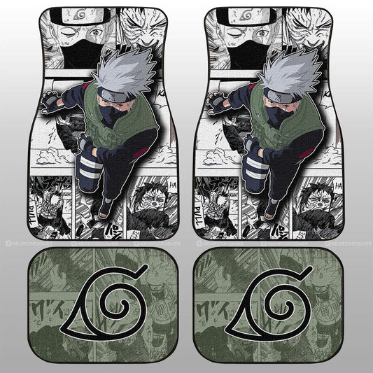 Hatake Kakashi Car Floor Mats Custom Car Accessories Mix Manga - Gearcarcover - 2