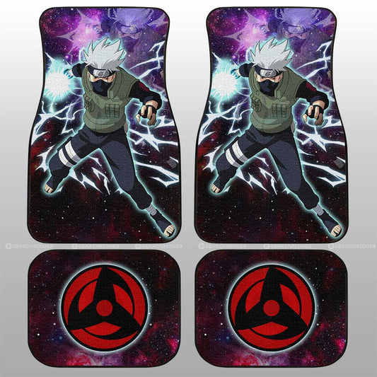 Hatake Kakashi Car Floor Mats Custom Galaxy Style Car Accessories For Fans - Gearcarcover - 2