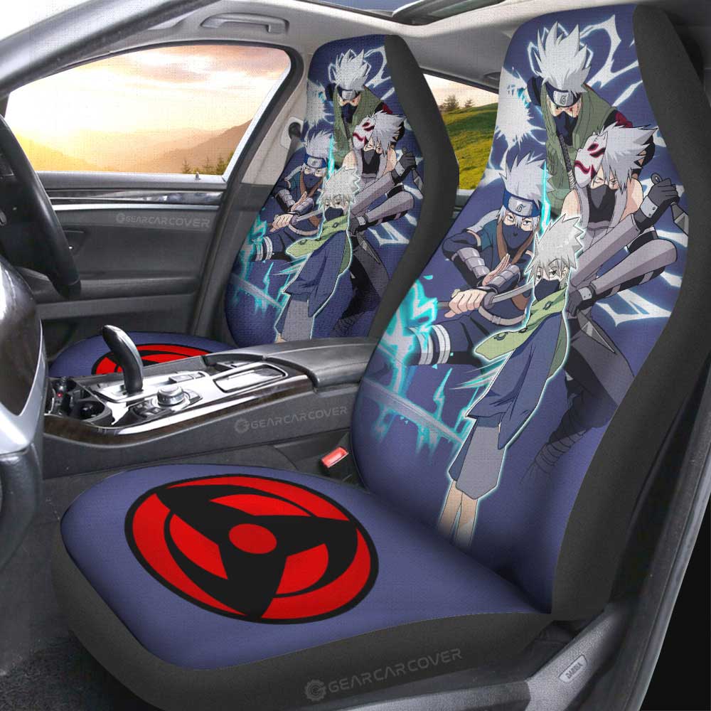 Hatake Kakashi Car Seat Covers Custom Anime Car Accessories For Fans - Gearcarcover - 2