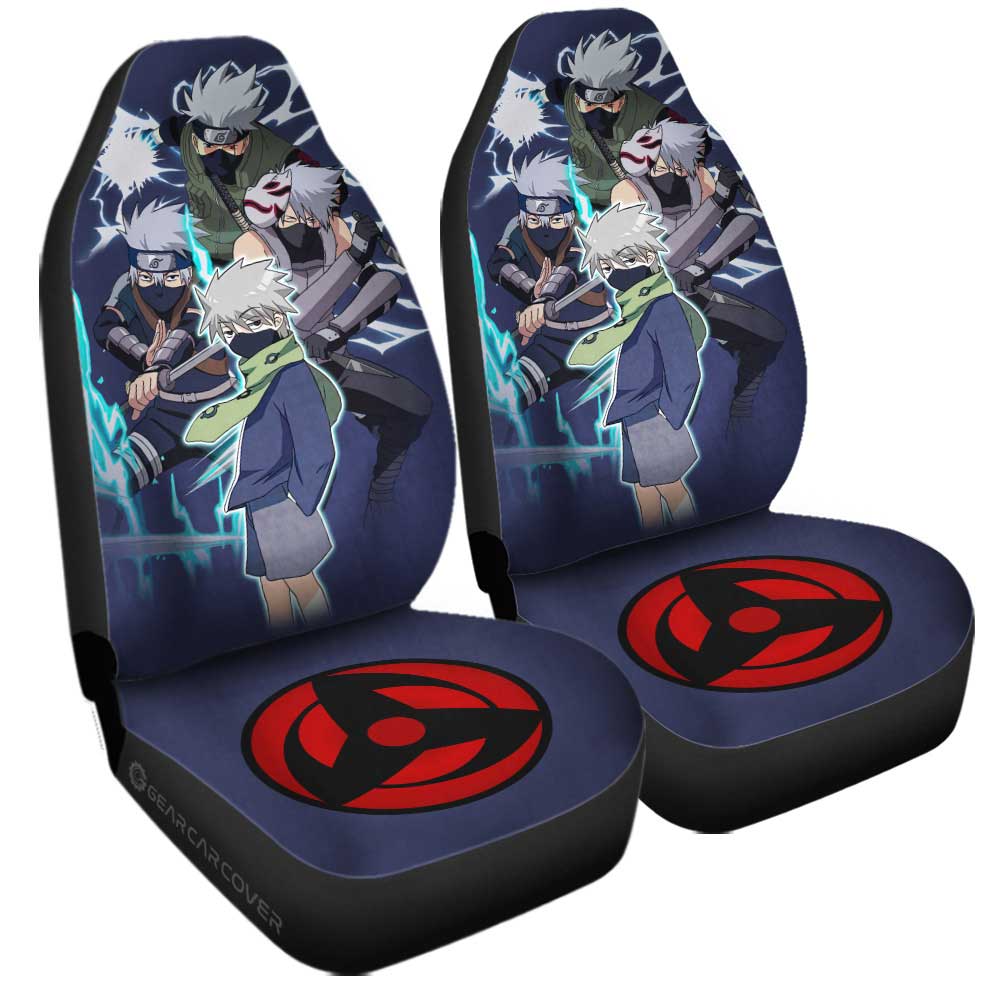 Hatake Kakashi Car Seat Covers Custom Anime Car Accessories For Fans - Gearcarcover - 3