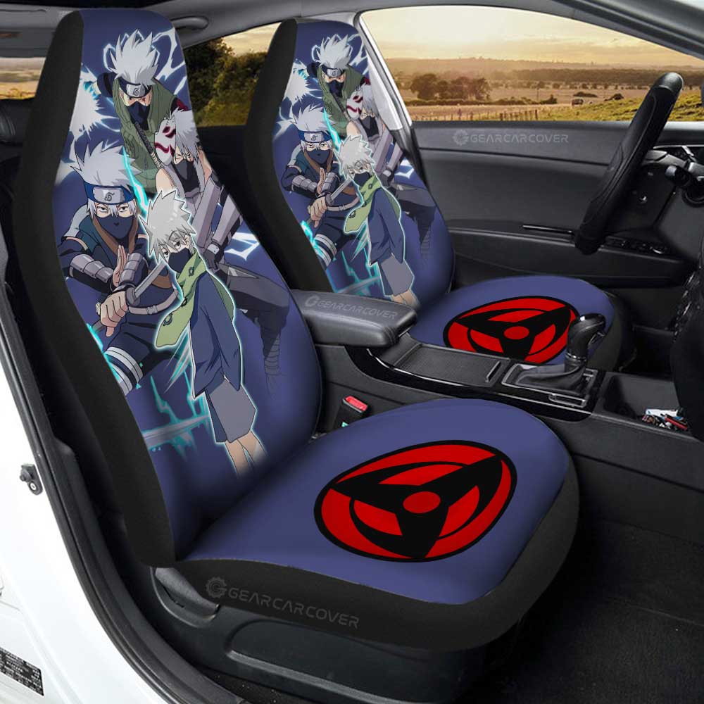 Hatake Kakashi Car Seat Covers Custom Anime Car Accessories For Fans - Gearcarcover - 1