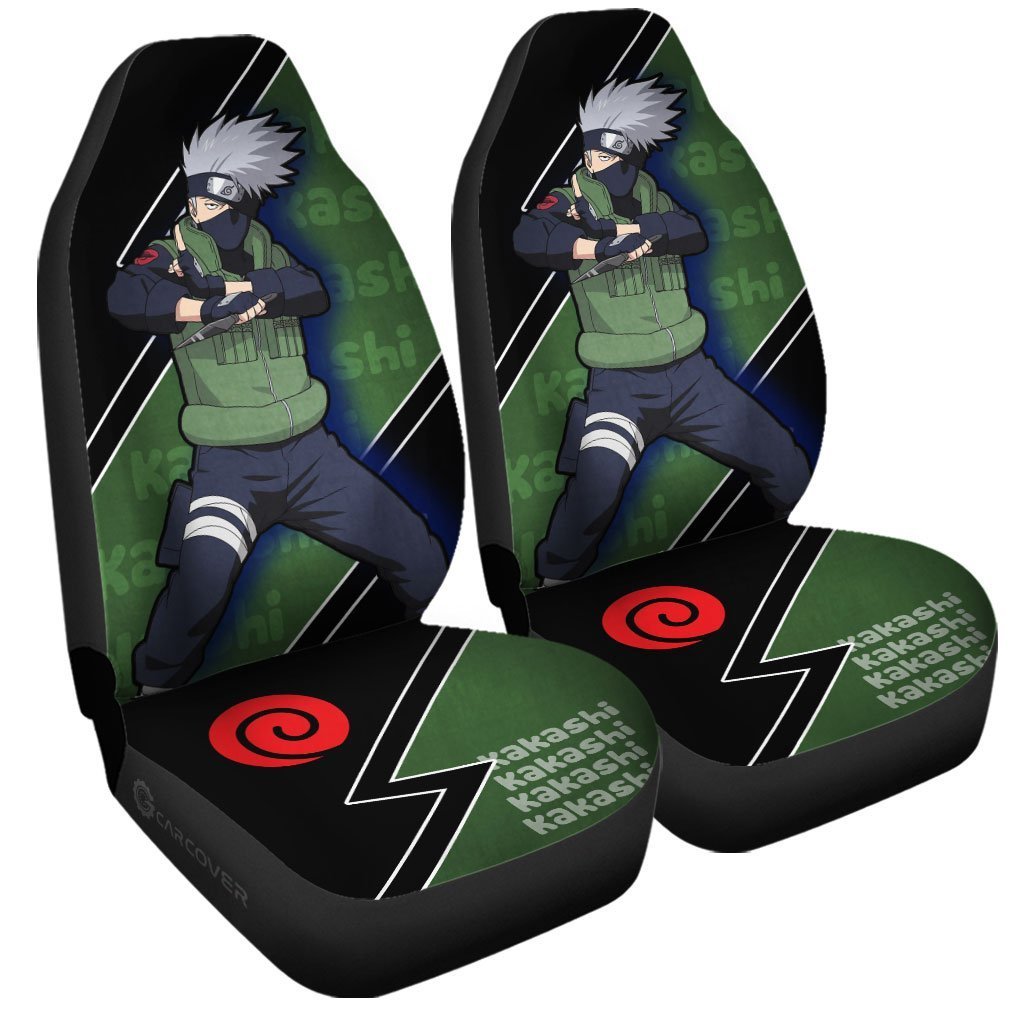 Hatake Kakashi Car Seat Covers Custom Anime Car Accessories - Gearcarcover - 3