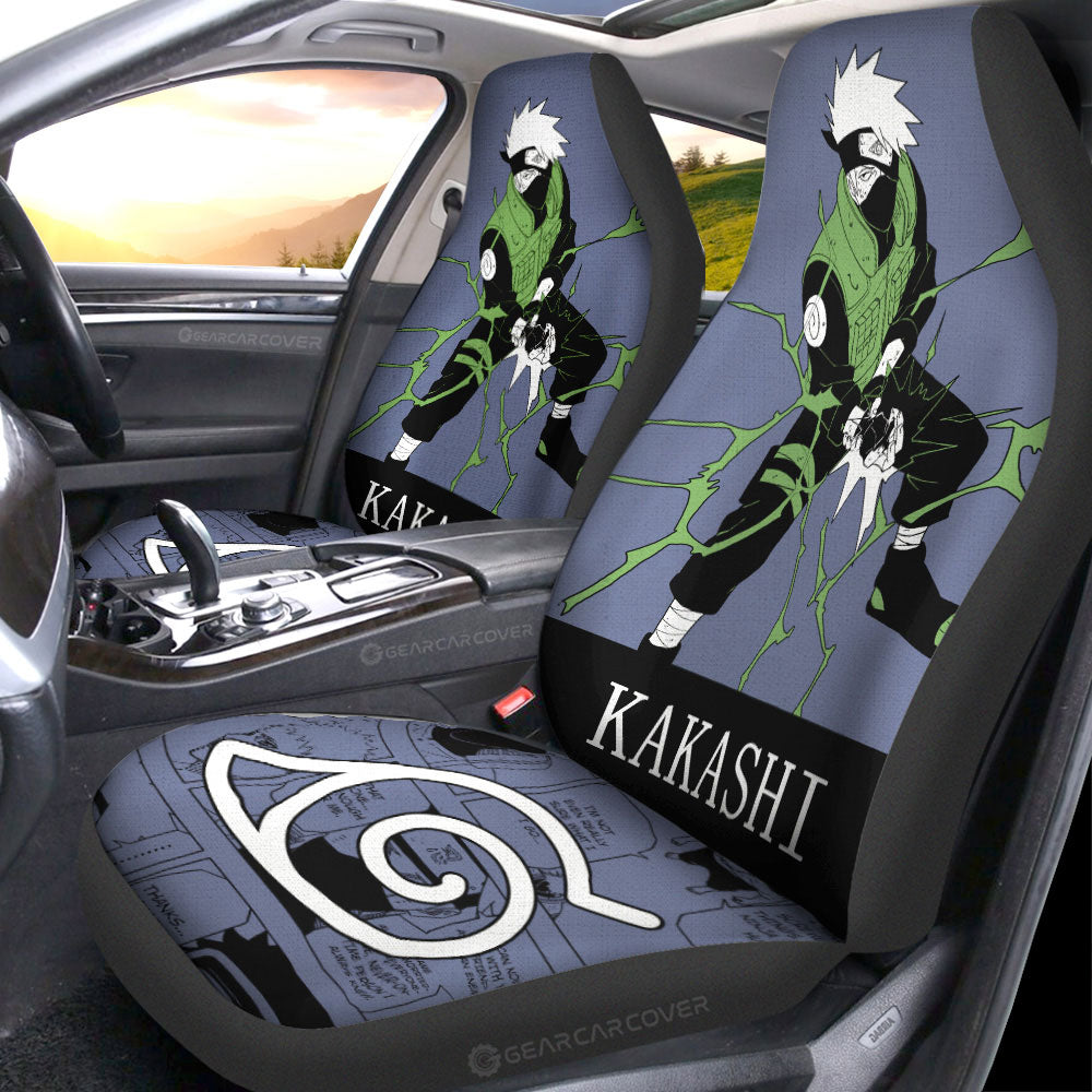 Hatake Kakashi Car Seat Covers Custom Anime Car Accessories Manga Color Style - Gearcarcover - 2