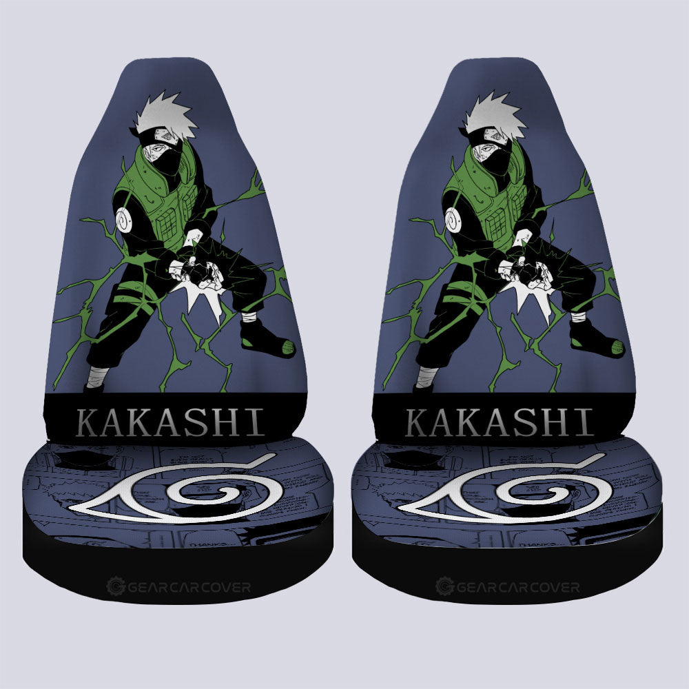 Hatake Kakashi Car Seat Covers Custom Anime Car Accessories Manga Color Style - Gearcarcover - 4