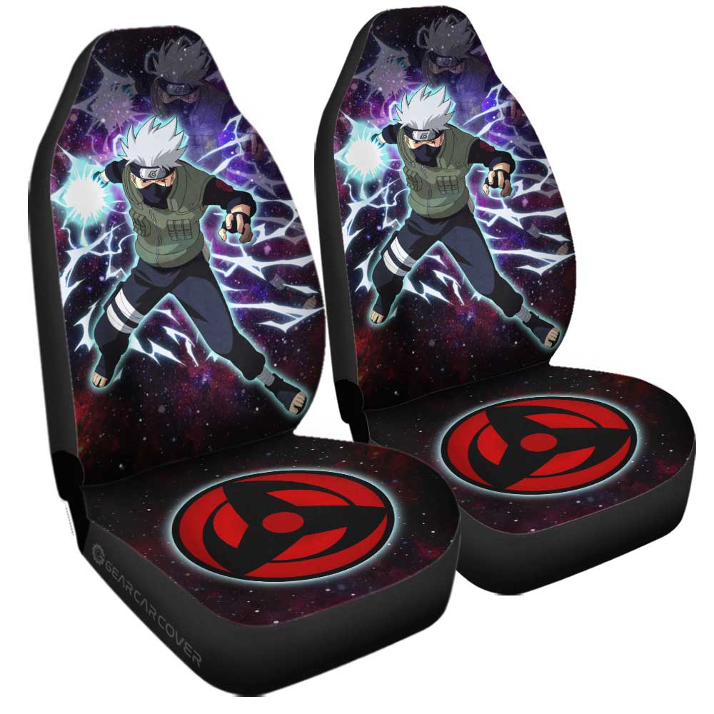 Hatake Kakashi Car Seat Covers Custom Anime Galaxy Style Car Accessories For Fans - Gearcarcover - 3