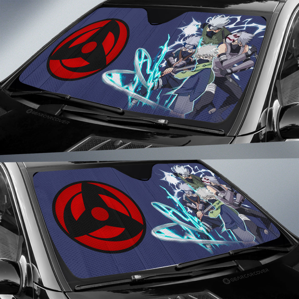 Hatake Kakashi Car Sunshade Custom Anime Car Accessories For Fans - Gearcarcover - 2