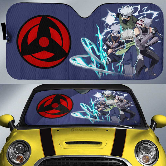 Hatake Kakashi Car Sunshade Custom Anime Car Accessories For Fans - Gearcarcover - 1