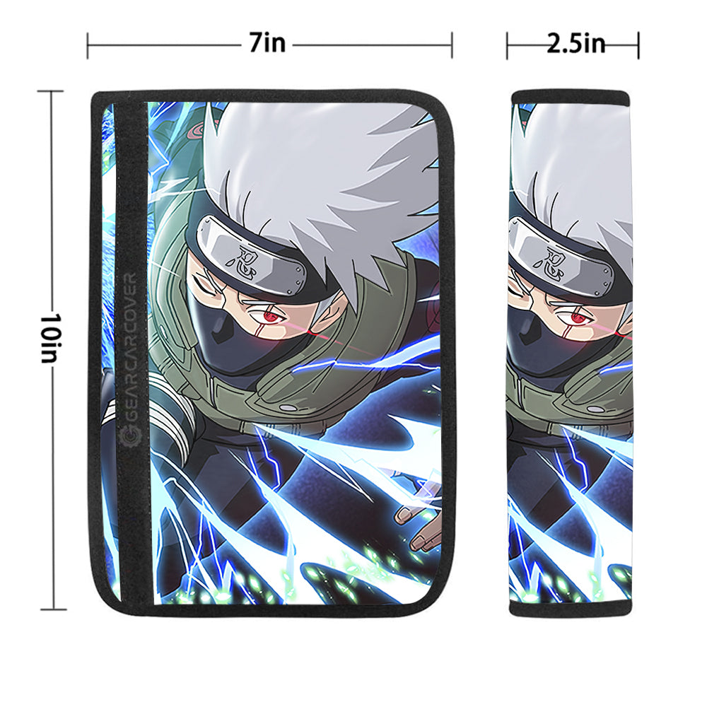 Hatake Kakashi Seat Belt Covers Custom For Fans - Gearcarcover - 1