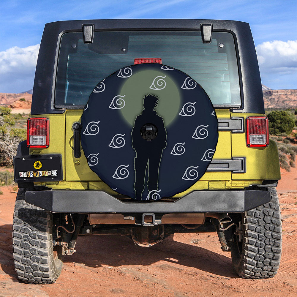 Hatake Kakashi Spare Tire Covers Camera Hole Collection - Gearcarcover - 3