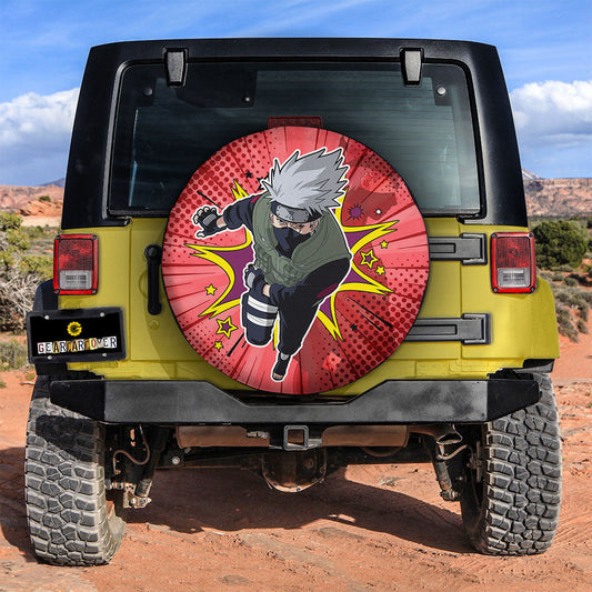 Hatake Kakashi Spare Tire Covers Custom Anime Car Accessories - Gearcarcover - 2