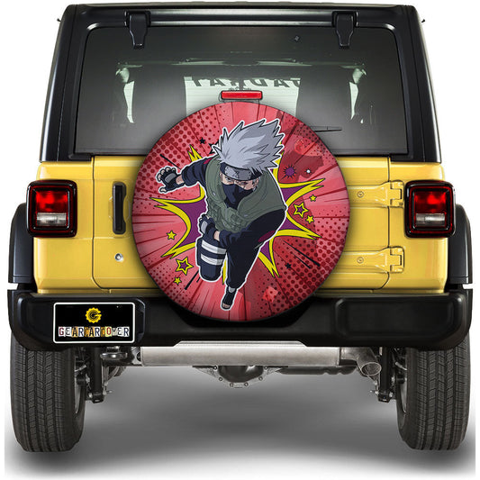 Hatake Kakashi Spare Tire Covers Custom Anime Car Accessories - Gearcarcover - 1