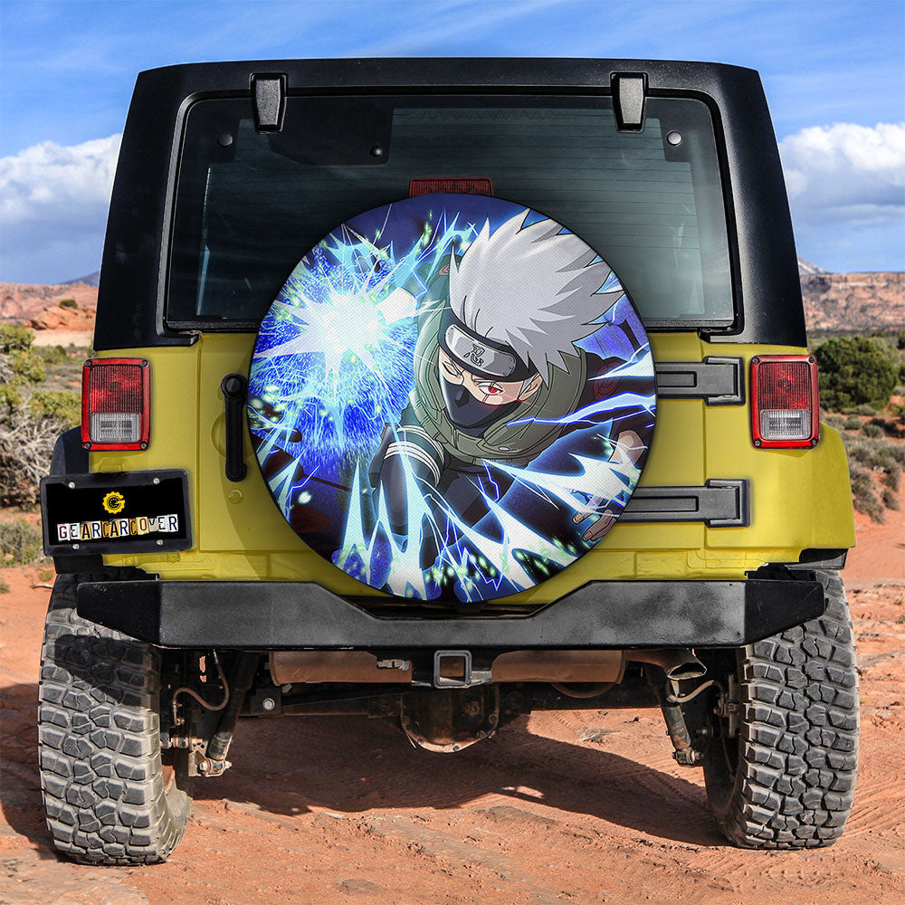 Hatake Kakashi Spare Tire Covers Custom For Anime Fans - Gearcarcover - 3