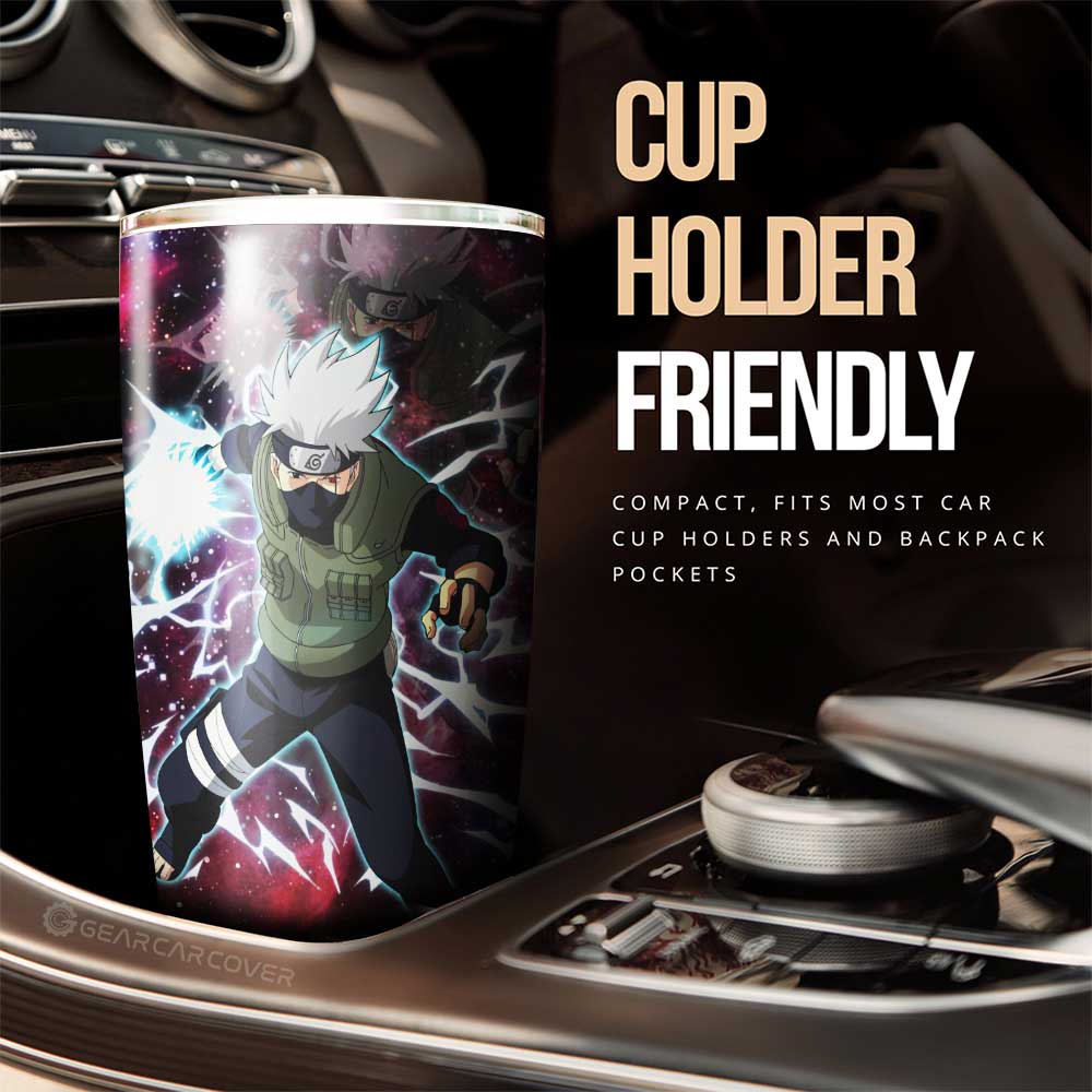 Hatake Kakashi Tumbler Cup Custom Anime Galaxy Style Car Accessories For Fans - Gearcarcover - 2