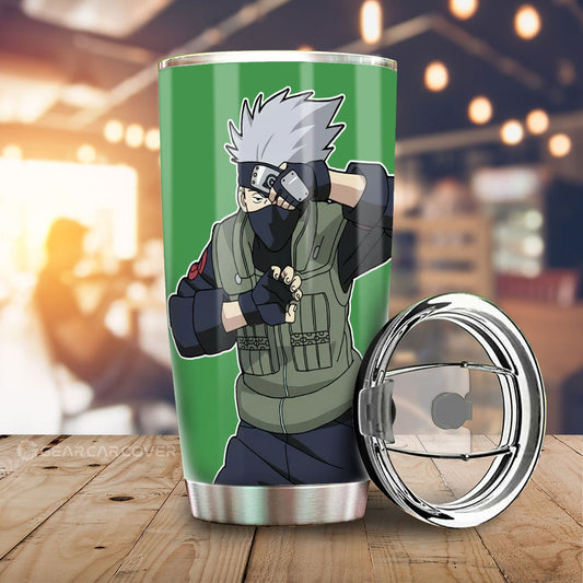 Hatake Kakashi Tumbler Cup Custom Main Hero Anime Car Accessories - Gearcarcover - 1