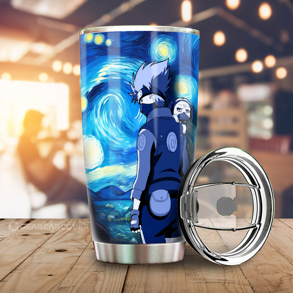 Hatake Kakashi Tumbler Cup Custom Starry Night Styles - Gearcarcover - 1