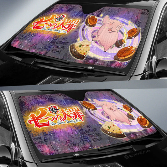 Hawk Car Sunshade Custom Galaxy Manga Style - Gearcarcover - 2