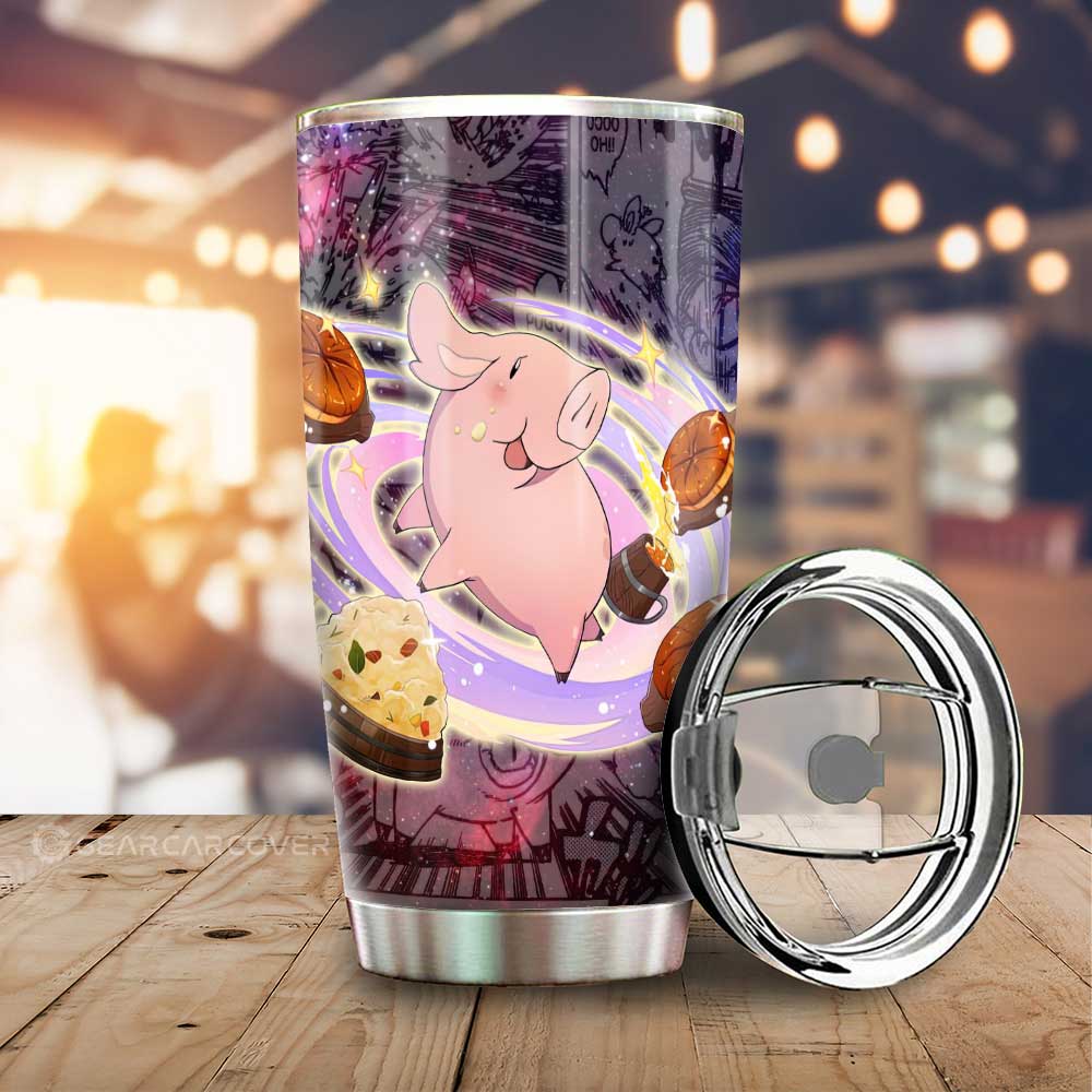 Hawk Tumbler Cup Custom Galaxy Manga Style - Gearcarcover - 1