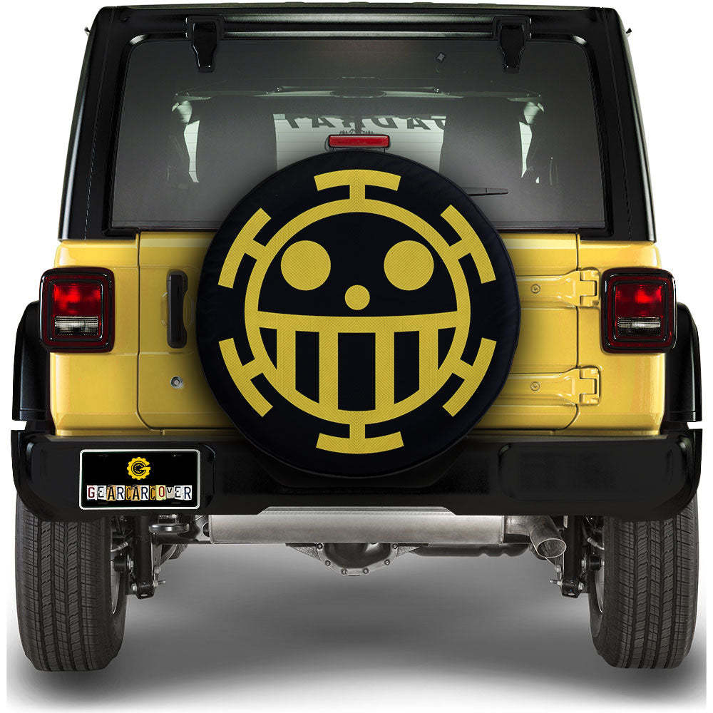 Heart Pirates Flag Spare Tire Covers Custom Car Accessories - Gearcarcover - 1