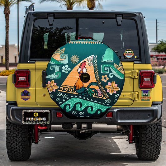 Heihei Spare Tire Cover With Camera Hole - Gearcarcover - 2