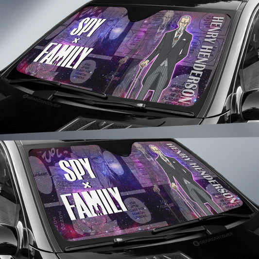 Henry Henderson Car Sunshade Custom Car Accessories Manga Galaxy Style - Gearcarcover - 2