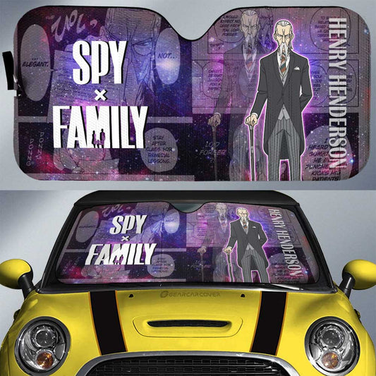 Henry Henderson Car Sunshade Custom Car Accessories Manga Galaxy Style - Gearcarcover - 1