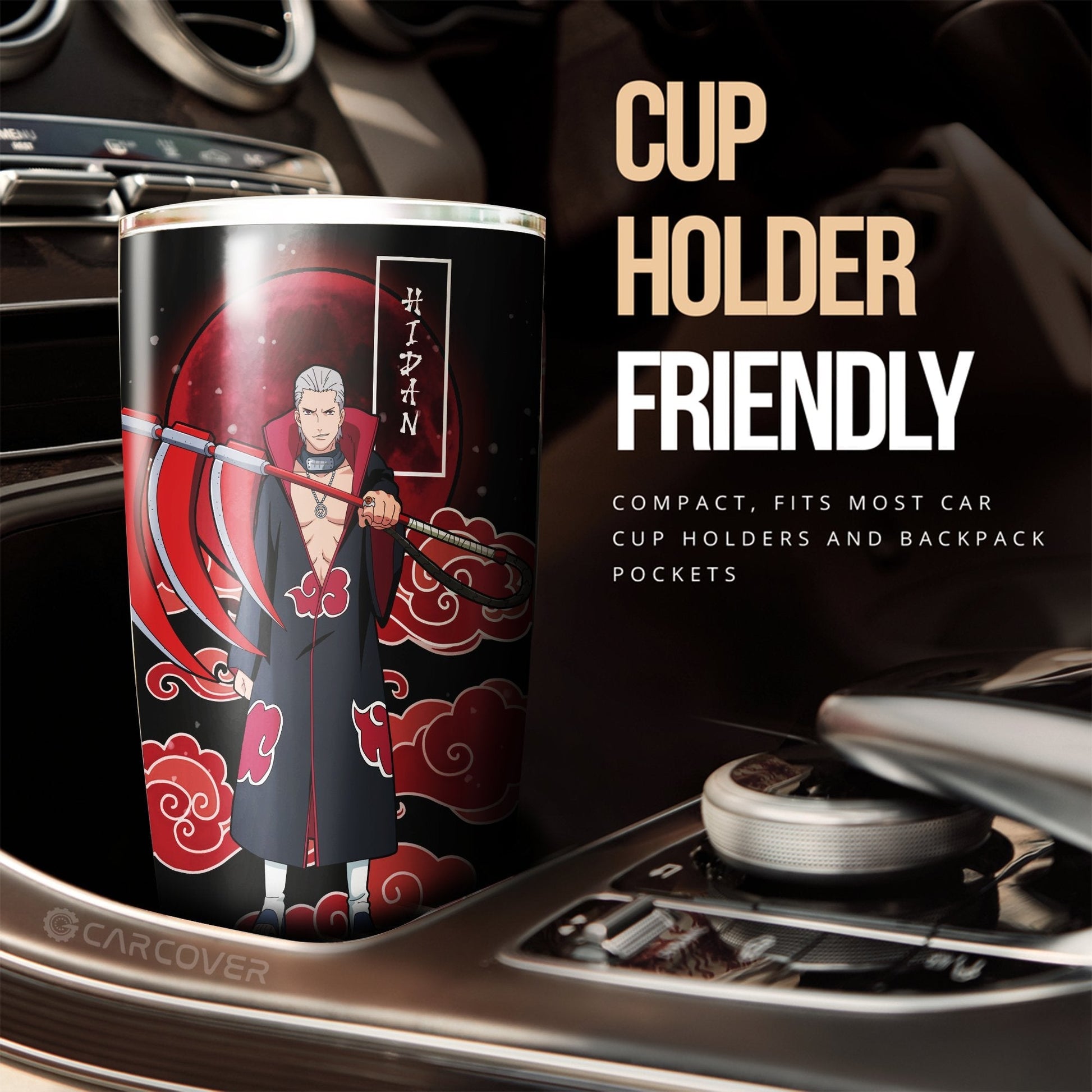 Hidan Akatsuki Tumbler Cup Custom Anime Car Accessories - Gearcarcover - 2