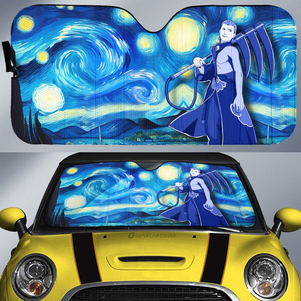 Hidan Car Sunshade Custom Starry Night Styles - Gearcarcover - 1