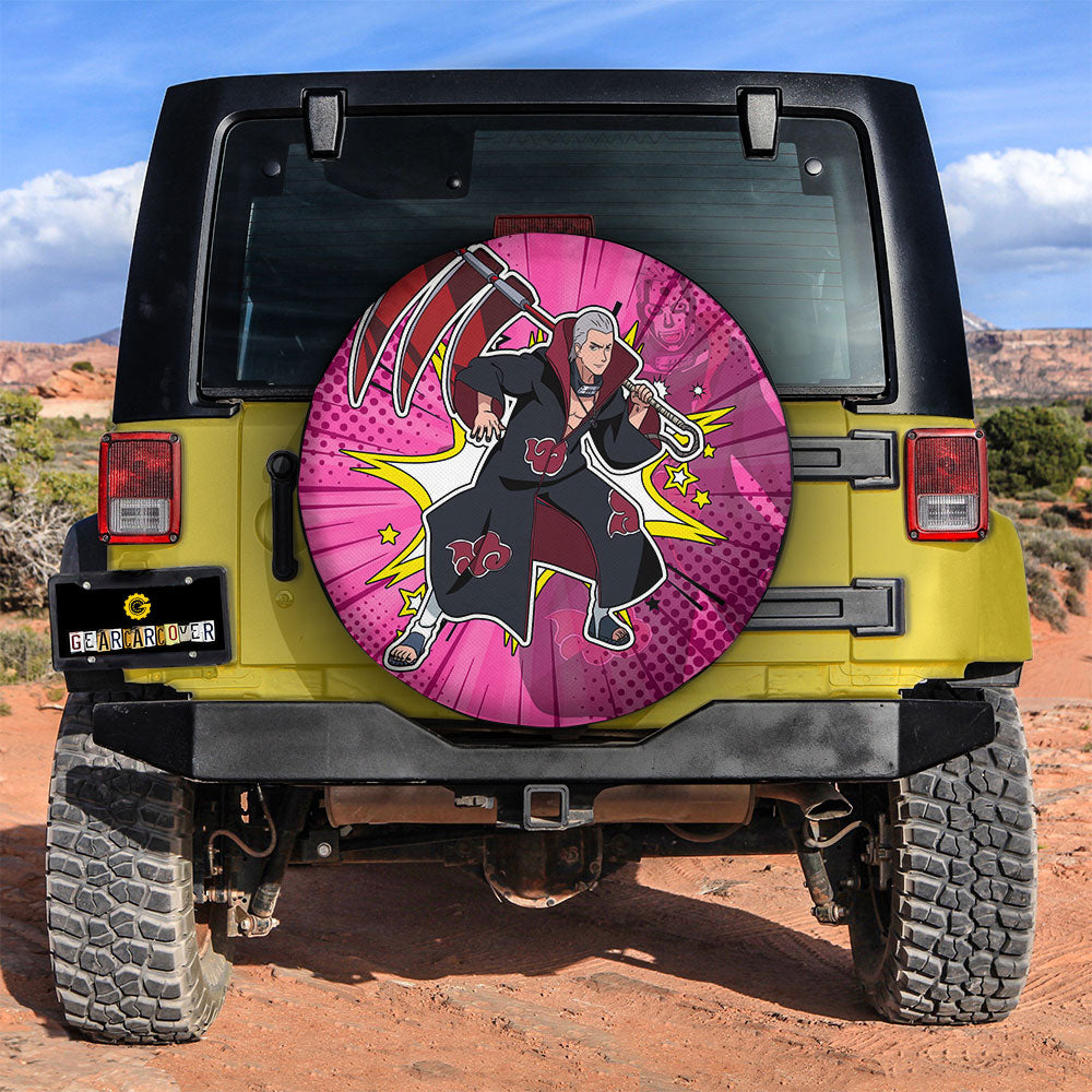 Hidan Spare Tire Covers Custom Anime Car Accessories - Gearcarcover - 2