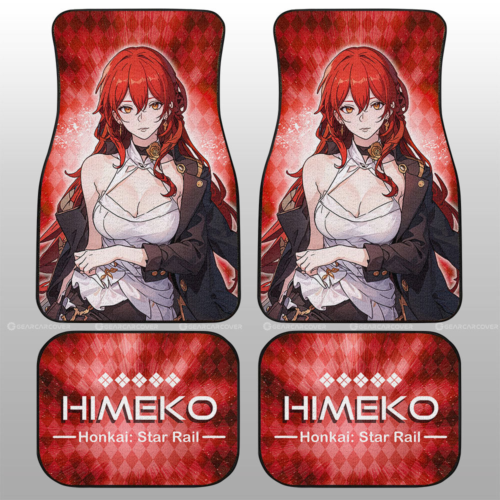 Himeko Car Floor Mats Custom Honkai Star Rail Car Accessories - Gearcarcover - 1