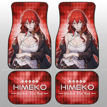Himeko Car Floor Mats Custom Honkai Star Rail Car Accessories - Gearcarcover - 1