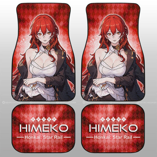 Himeko Car Floor Mats Custom Honkai Star Rail Car Accessories - Gearcarcover - 1