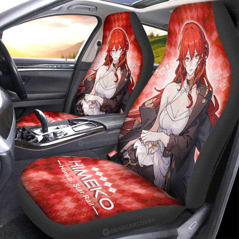 Himeko Car Seat Covers Custom Honkai Star Rail Car Accessories - Gearcarcover - 1