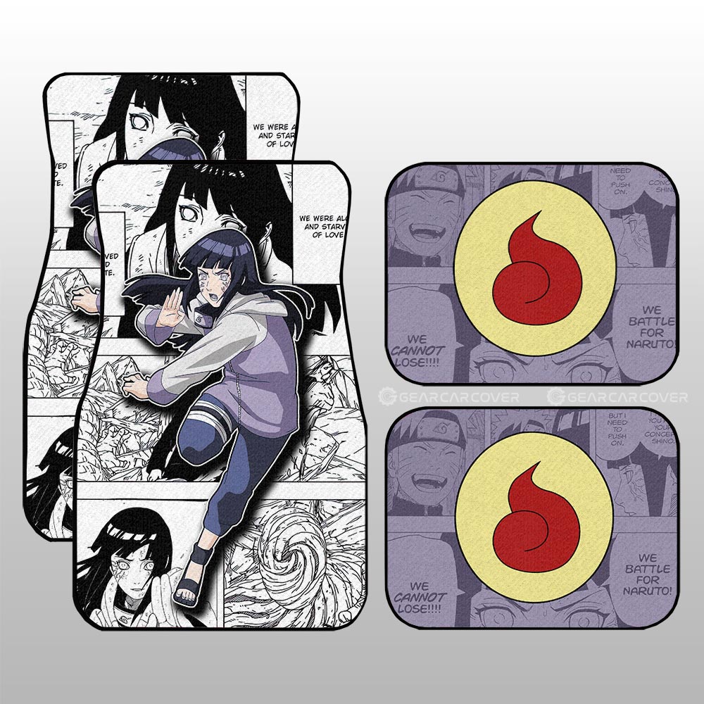 Hinata Car Floor Mats Custom Anime Car Accessories Mix Manga - Gearcarcover - 1