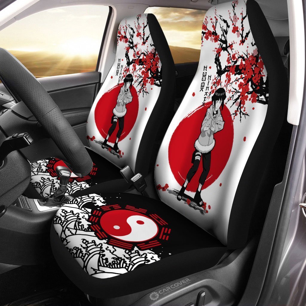 Hinata Jutsu Car Seat Covers Custom Japan Style Anime Car Accessories - Gearcarcover - 2