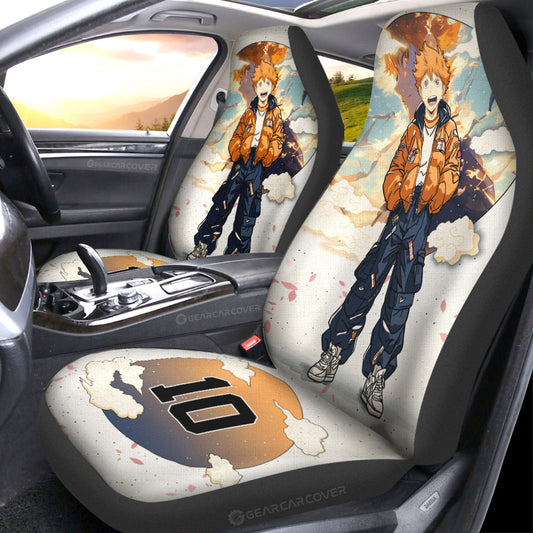 Hinata Shoyo Car Seat Covers Anime Collection - Gearcarcover - 1