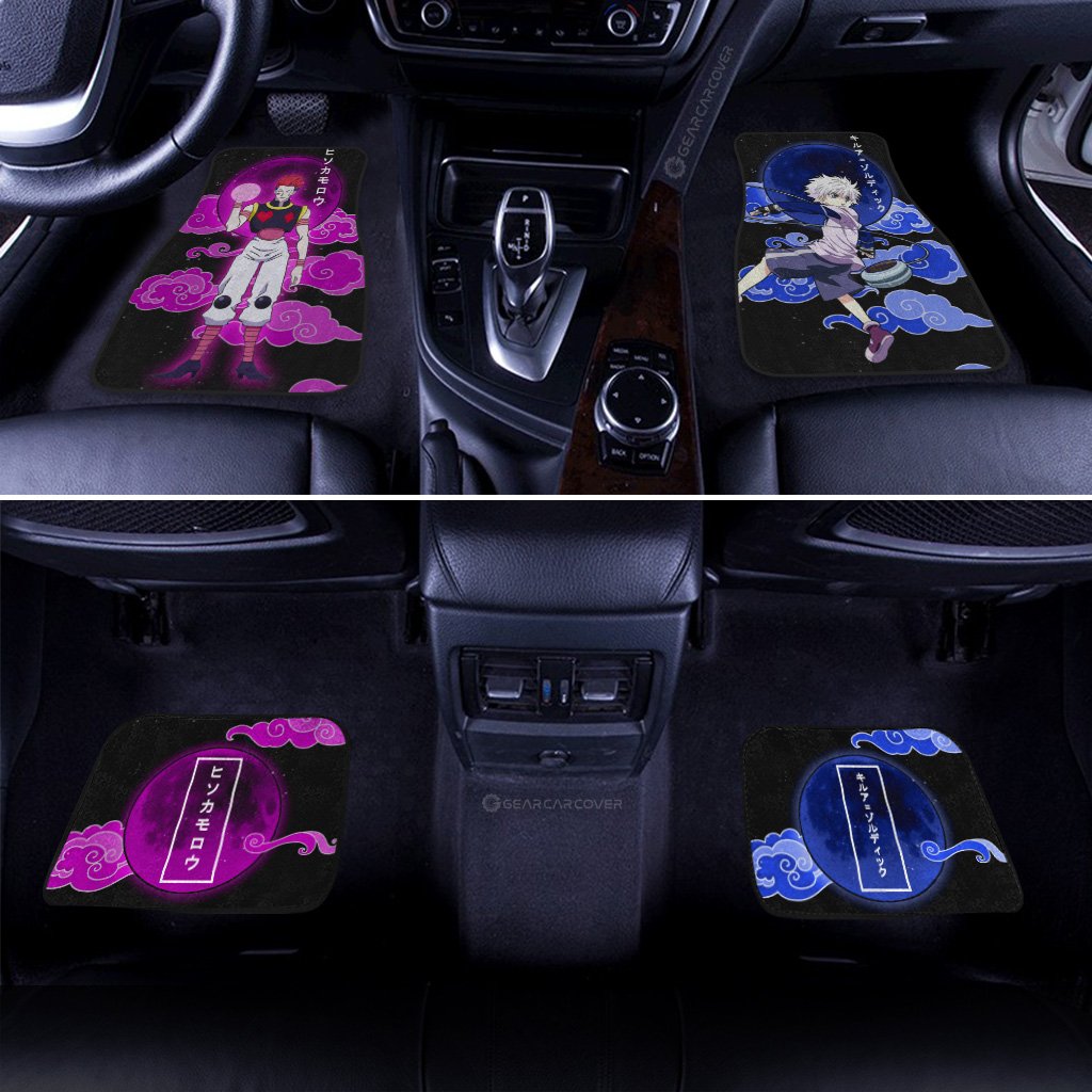 Hisoka Morow And Killua Zoldyck Car Floor Mats Custom Car Accessories - Gearcarcover - 3