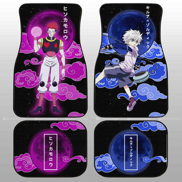 Hisoka Morow And Killua Zoldyck Car Floor Mats Custom Car Accessories - Gearcarcover - 1