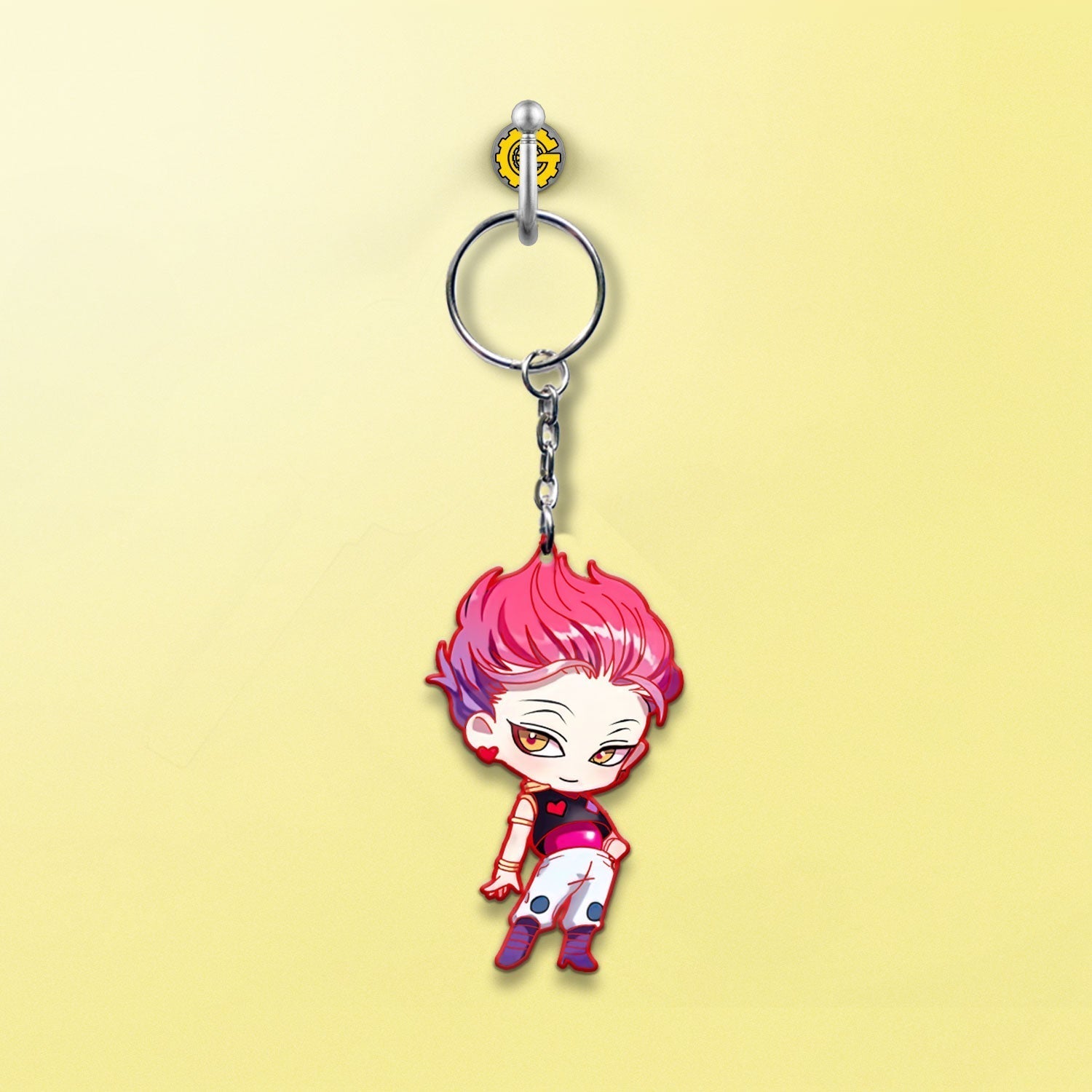 Hisoka Morow Keychain Custom Car Accessories - Gearcarcover - 2