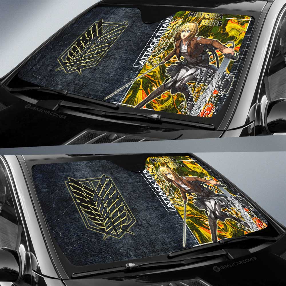 Historia Reiss Car Sunshade Custom Car Accessories - Gearcarcover - 2