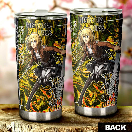 Historia Reiss Tumbler Cup Custom Attack On Titan Car Accessories - Gearcarcover - 2