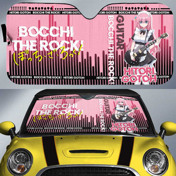 Hitori Gotoh Car Sunshade Custom Bocchi the Rock! Anime Car Accessories - Gearcarcover - 1